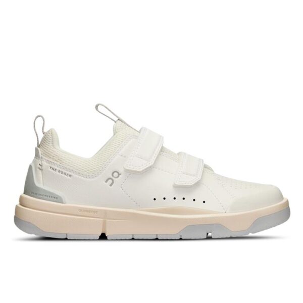 On The Roger Kids White/ Glacier Unisex Size 2