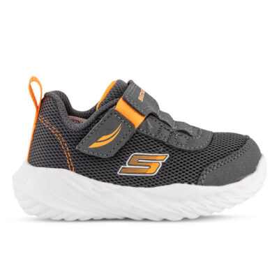 Skechers Nitro Sprint Kids Charcoal/Orange Unisex Size 5