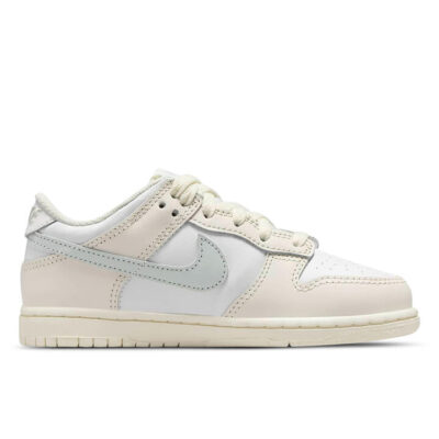 Nike Dunk Low Kids White/Light Silver-Phantom Unisex Size 11