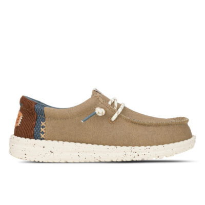 Hey Dude Wally Kids Tan Unisex Size 11