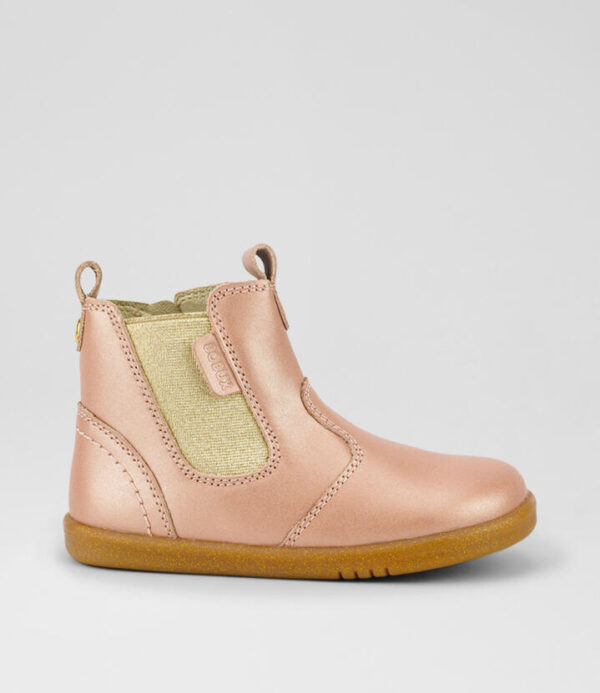 Iw Jodhpur Toddler Rose Gold Leather Chelsea Boots