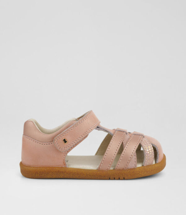 Iw Cross Jump Toddler Dusk Pearl Rose Gold Leather Flat Shoes