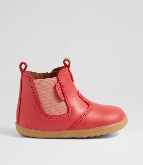 Su Jodhpur Infant Mineral Red Rose Leather Chelsea Boots