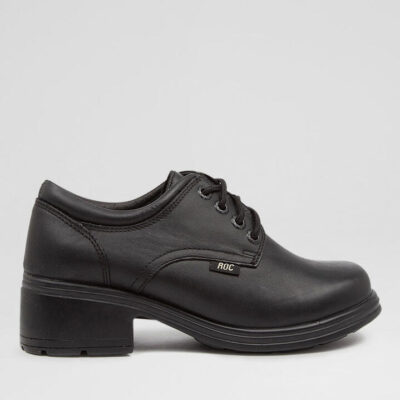 Dakota Senior Black Leather Shoes