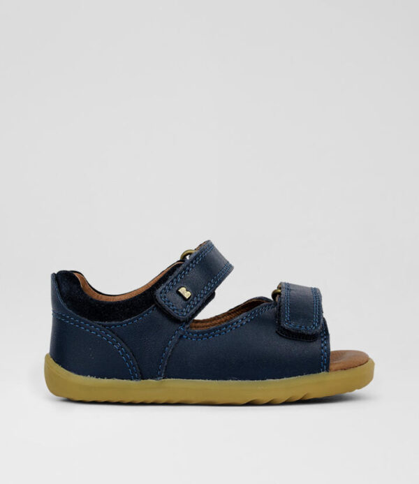 Su Driftwood Infant Navy Leather Sandals
