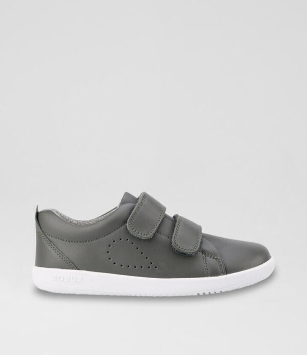 Kp Grass Court Junior Smoke Leather Sneakers