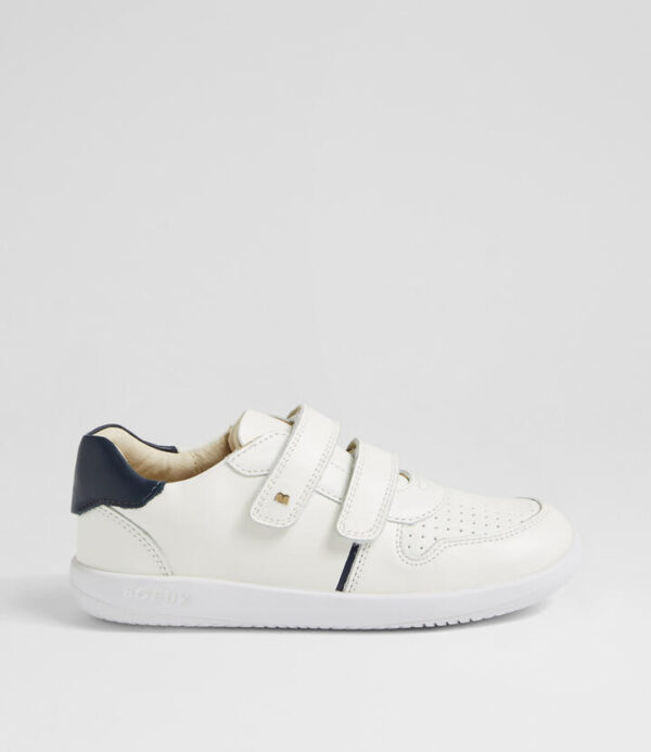 Kp Riley Junior White Navy Leather Sneakers