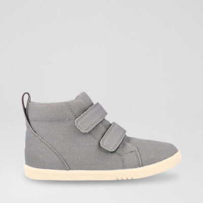 Iw Grass Court High Toddler Circular Gray Canvas Ankle Boots