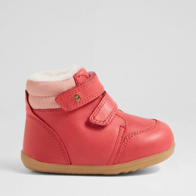 Su Timber Arctic Infant Mineral Red Rose Leather Ankle Boots