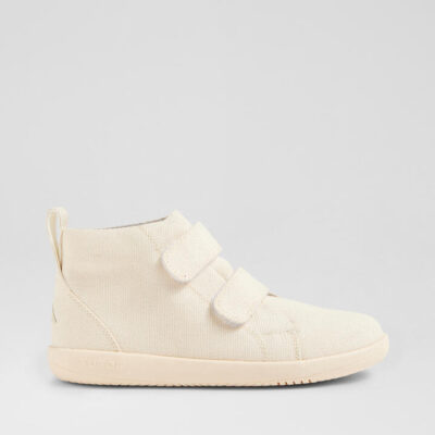 Kp Grass Court High Junior Chalk Canvas Ankle Boots
