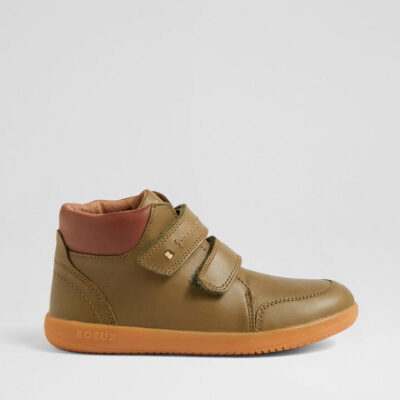 Kp Timber Junior Olive Leather Ankle Boots