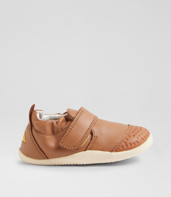 Xp Go Infant Caramel Leather Flat Shoes