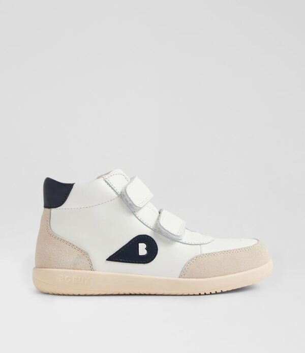 Kp Champ High Junior Chalk Gentian Blue Leather Ankle Boots