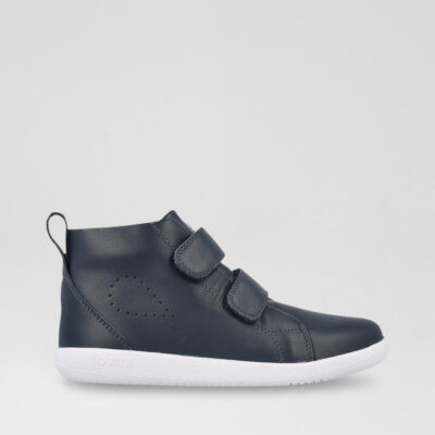 Kp Grass Court High Junior Navy Leather Ankle Boots
