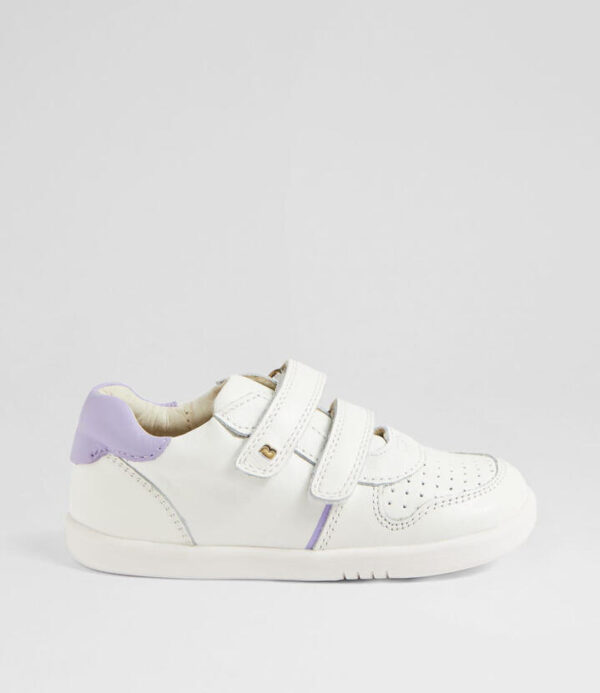 Iw Riley Toddler White Lilac Leather Sneakers