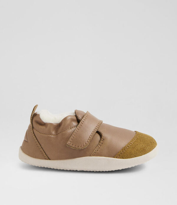 Xp Marvel Arctic Infant Olive Leather Flat Shoes