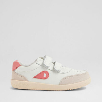 Kp Champ Junior Chalk Ocean Coral Leather Sneakers