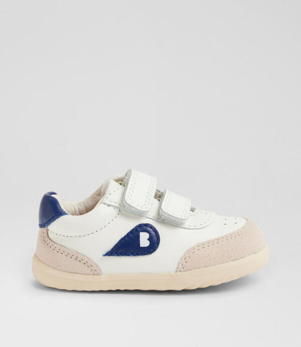 Su Champ Chalk Gentian Blue Leather Flat Shoes