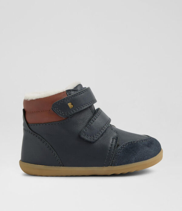 Su Timber Arctic Infant Navy Leather Ankle Boots