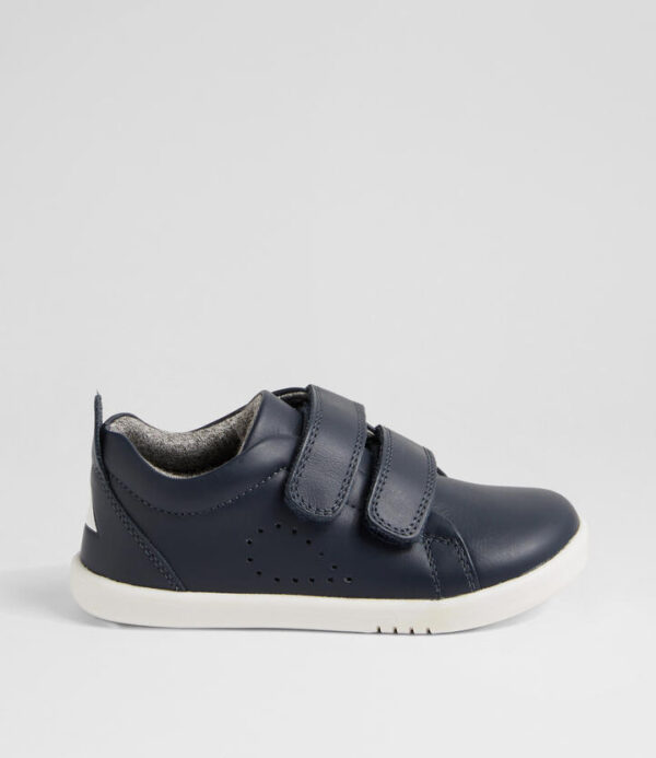 Iw Grass Court Toddler Navy Leather Flat Shoes