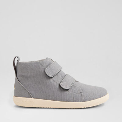 Kp Grass Court High Junior Circular Gray Canvas Ankle Boots