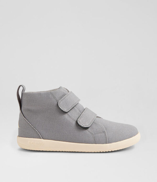 Kp Grass Court High Junior Circular Gray Canvas Ankle Boots