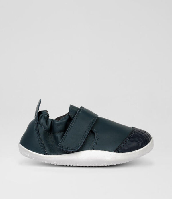 Xp Go Infant Navy Leather Flat Shoes
