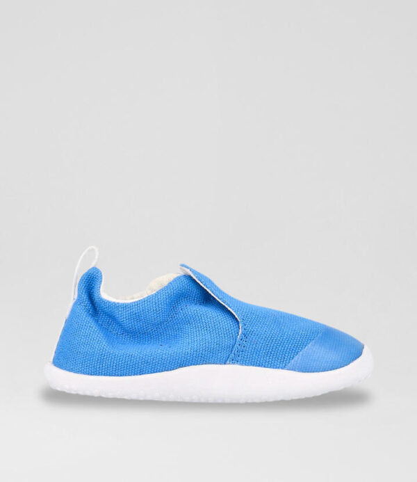 Xp Scamp Organic Infant Azure Blue Fabric Flat Shoes
