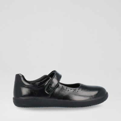 Kp Bestie Black Patent Leather Flat Shoes