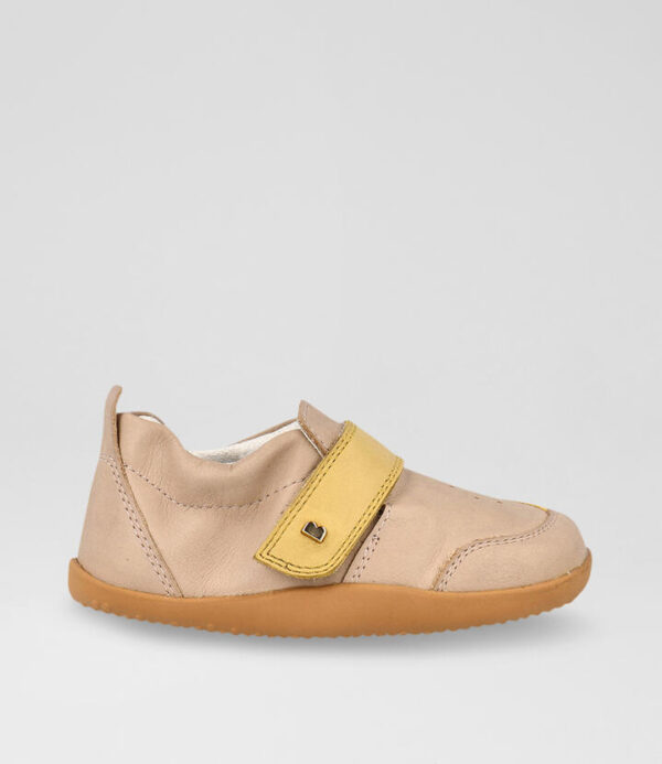 Xp Ripple Infant Beige Maple Leather Flat Shoes