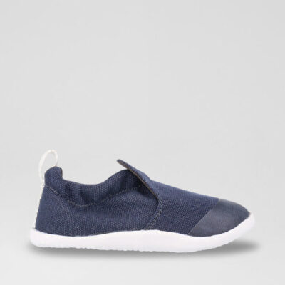 Xp Scamp Organic Infant Navy Fabric Flat Shoes