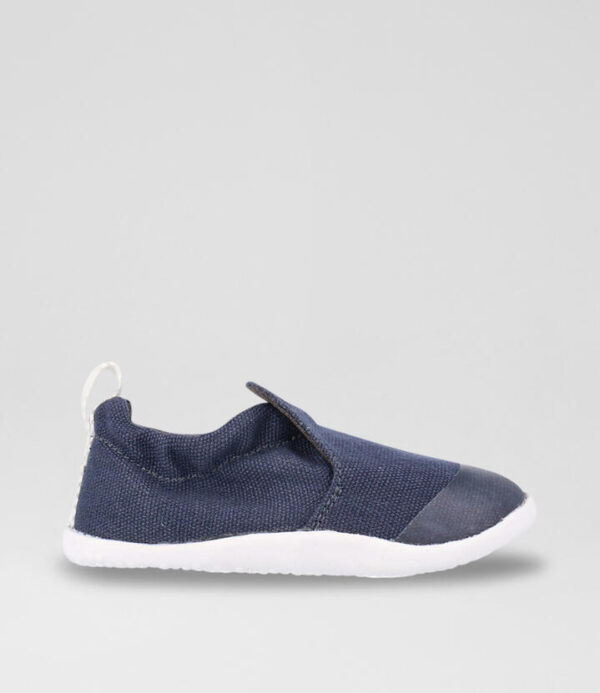 Xp Scamp Organic Infant Navy Fabric Flat Shoes