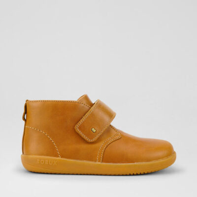 Kp Desert Junior Caramel Leather Flat Shoes
