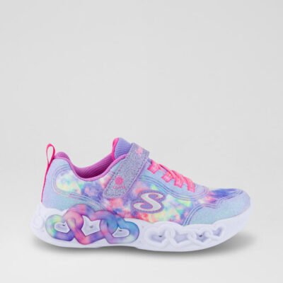Infinite Heart Light Lavender Multi Fabric Sneakers