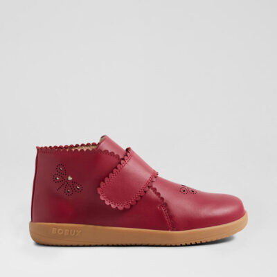 Kp Willow Tibitan Red Leather Ankle Boots