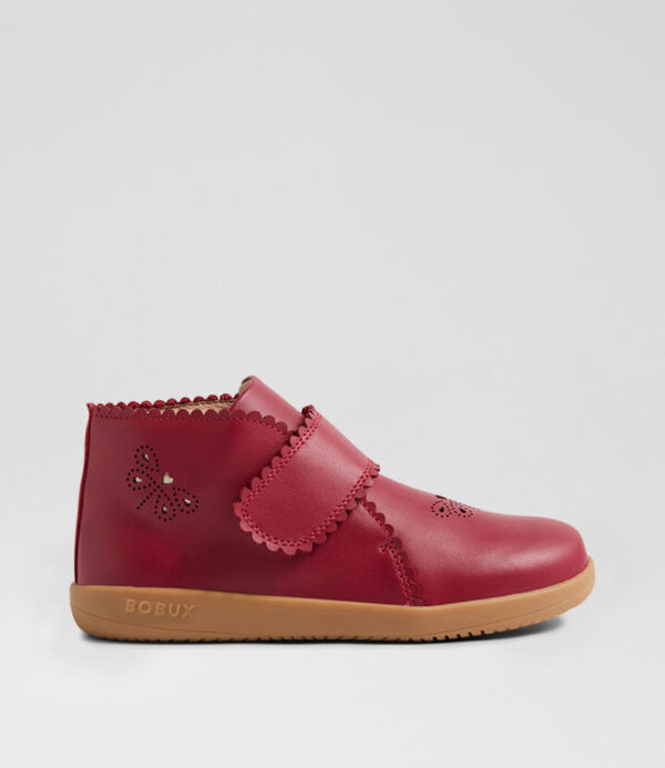 Kp Willow Tibitan Red Leather Ankle Boots