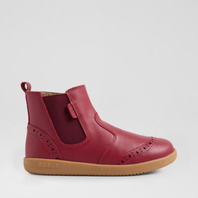 Kp Billie Tibitan Red Leather Ankle Boots