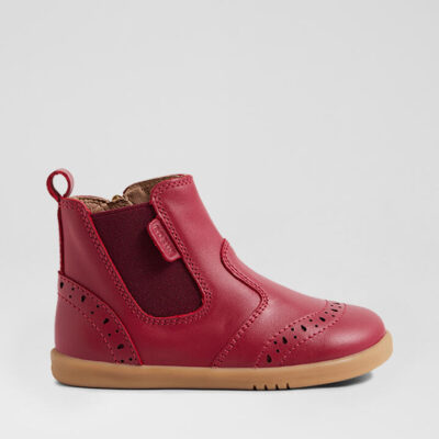 Iw Billie Tibitan Red Leather Ankle Boots
