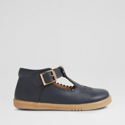 Iw Poppy Toddler Navy Leather Flat Shoes