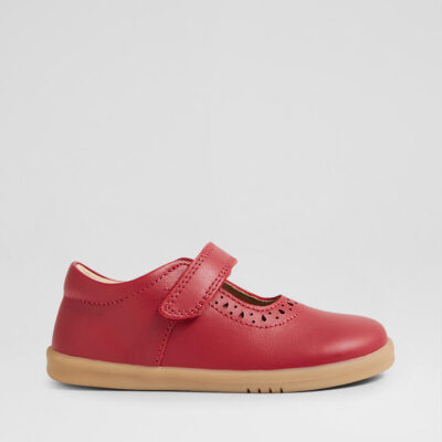 Iw Lola Toddler Tibitan Red Leather Flat Shoes