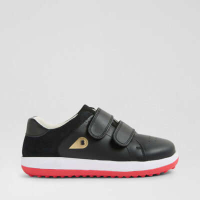 Kp Breakpoint Junior Black Leather Sneakers