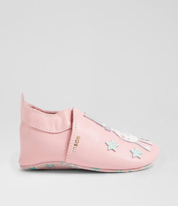 Ss Wander Blossom Leather Flat Shoes