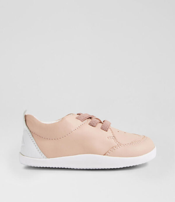 Xp Sport Infant Cameo Rose White Leather Flat Shoes