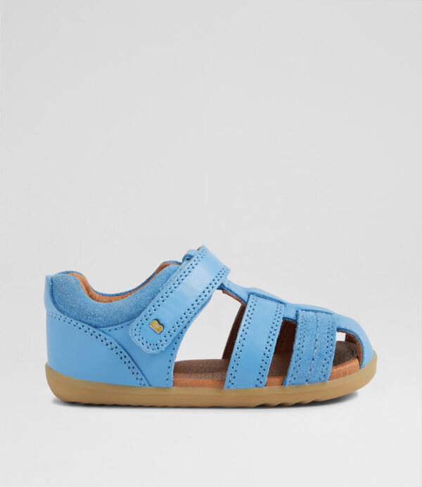 Su Roam Infant Azure Blue Leather Sandals