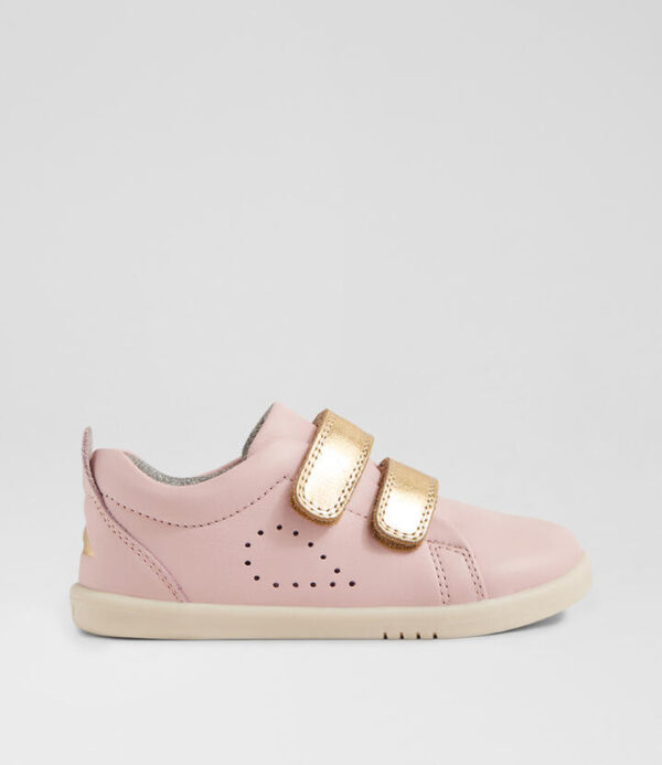 Iw Grass Court Ballet Pink Leather Flat Shoes