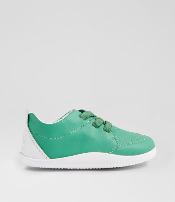 Xp Sport Winter Green White Leather Flat Shoes