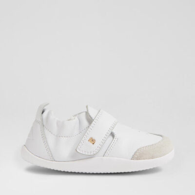 Xp Ripple Infant White Leather Flat Shoes