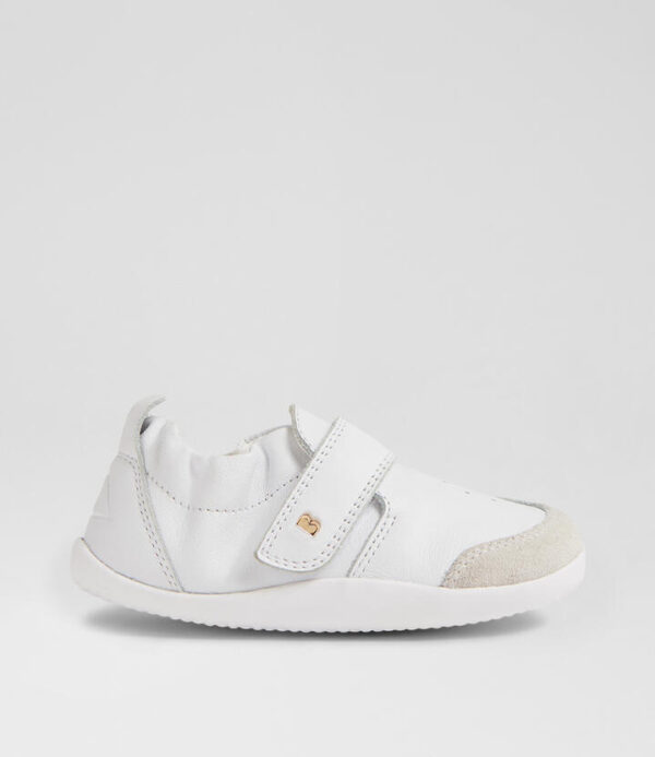 Xp Ripple Infant White Leather Flat Shoes