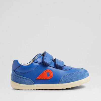 Su Champ Infant Olympian Blue Leather Sneakers