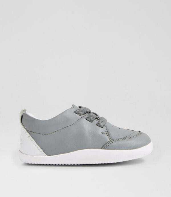 Xp Sport Infant Griffin Grey White Leather Sneakers